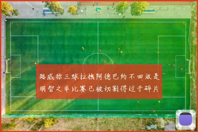 路威称三球拉拽阿德巴约不回放是明智之举比赛已被切割得过于碎片化